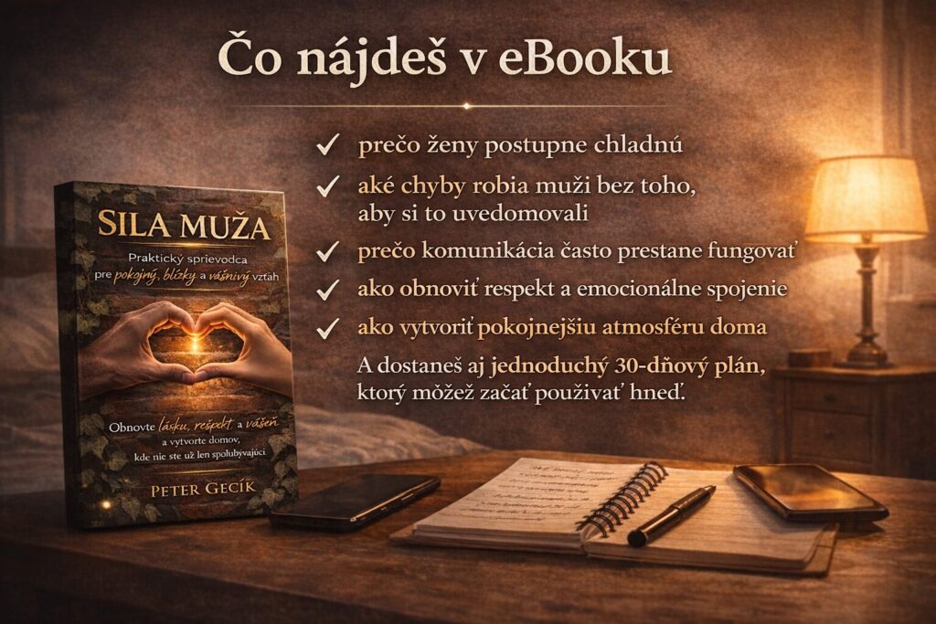 Muž premýšľa o vzťahu